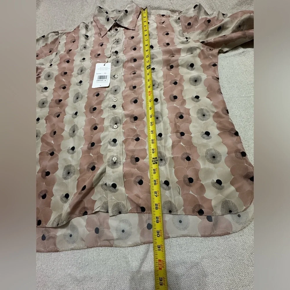 😎BIG SALE GUCCI Men’s Vintage Silk Button Down Shirt  Excellent Condition